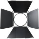 Litepanels X3 8-Leaf Rotating Barndoor (Ø200mm)