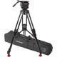 OConnor 1040 Fluid Head & 30L Carbon Fiber Tripod System (Mid-Level Spreader)