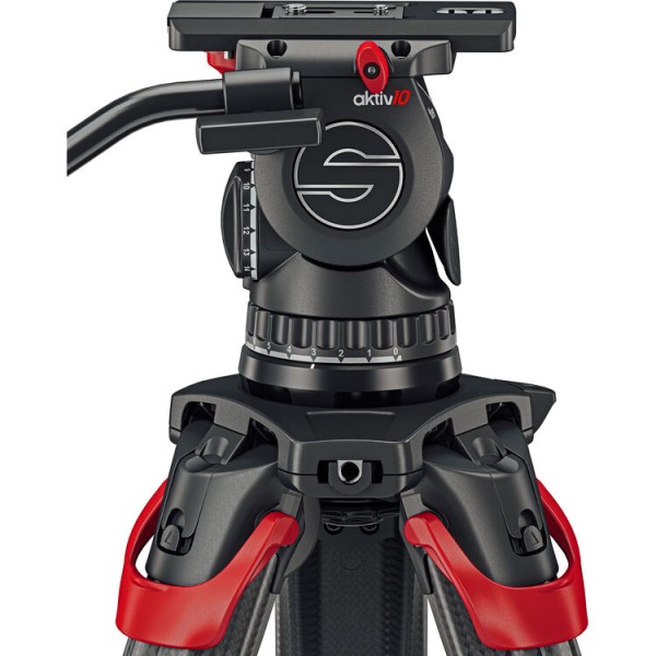 Sachtler System aktiv10T flowtech100 GS Fluid Head & Tripod System