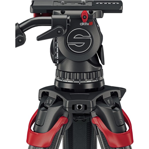 Sachtler System aktiv16T flowtech100 MS Fluid Head & Tripod System
