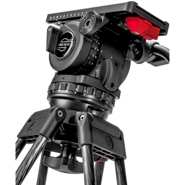 Sachtler System 18 S2 ENG 2 CF Fluid Head & Tripod System