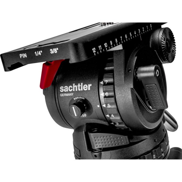 Sachtler System 18 S2 ENG 2 D Dolly Fluid Head & Tripod System