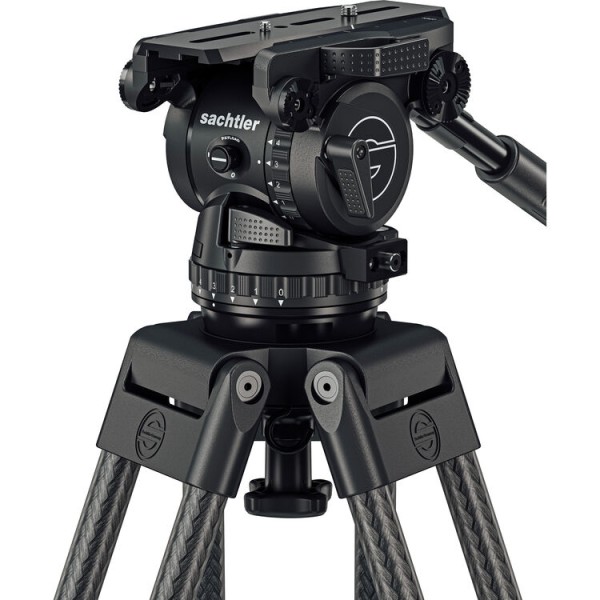 Sachtler System Cine 20 HD CF MS Fluid Head & Tripod System