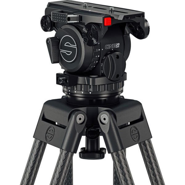 Sachtler System Cine 20 HD CF MS Fluid Head & Tripod System