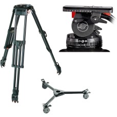 Sachtler System 25 EFP 2 D Dolly Fluid Head & Tripod System