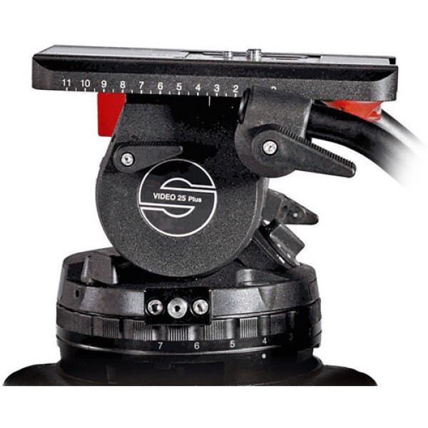 Sachtler System 25 EFP 2 D Dolly Fluid Head & Tripod System