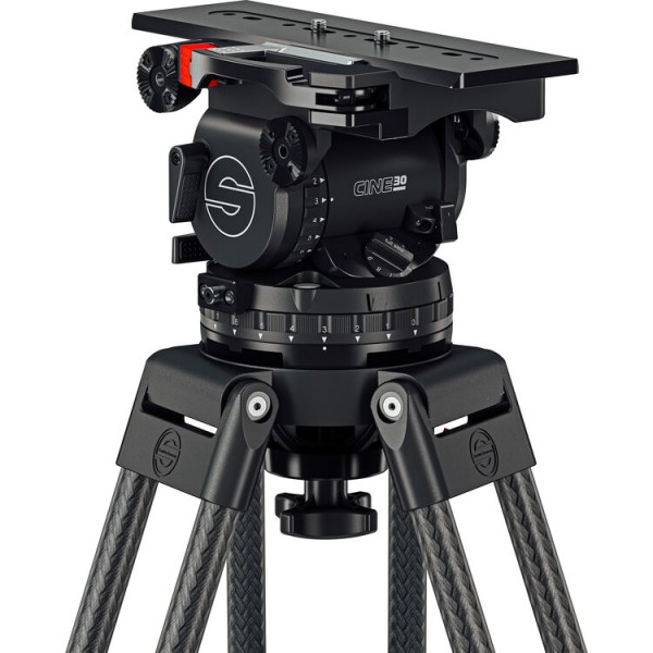 Sachtler System Cine 30 EFP CF MS Fluid Head & Tripod System