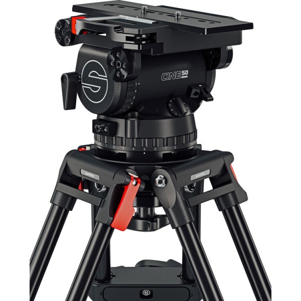 Sachtler System Cine 50 Fluid Head & Tripod System