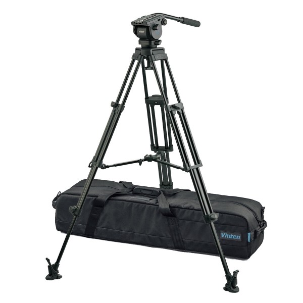 Vinten System Vision blue 2-Stage Aluminum Tripod Package (Mid-Level Spreader)