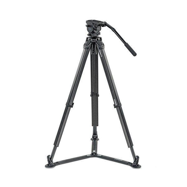 Vinten System Vision blue flowtech75 Carbon Fiber Tripod Package (Ground Spreader)