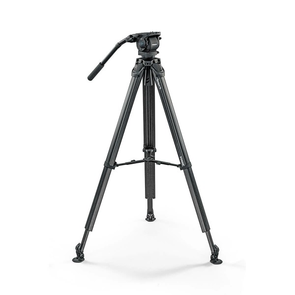 Vinten System Vision blue flowtech75 Carbon Fiber Tripod Package (Mid-Level Spreader)