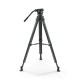 Vinten System Vision blue flowtech75 Carbon Fiber Tripod Package (Mid-Level Spreader)