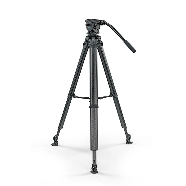 Vinten System Vision blue flowtech75 Carbon Fiber Tripod Package (Mid-Level Spreader)