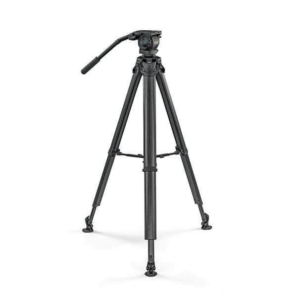 Vinten System Vision blue flowtech75 Carbon Fiber Tripod Package (Mid-Level Spreader)