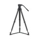 Vinten System Vision blue3 flowtech75 Carbon Fiber Tripod Package (Ground Spreader)