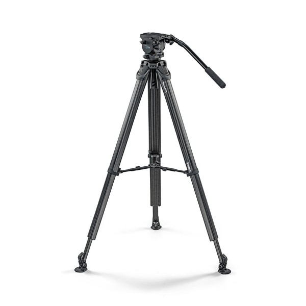 Vinten System Vision blue3 flowtech75 Carbon Fiber Tripod Package (Mid-Level Spreader)
