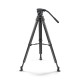 Vinten System Vision blue3 flowtech75 Carbon Fiber Tripod Package (Mid-Level Spreader)