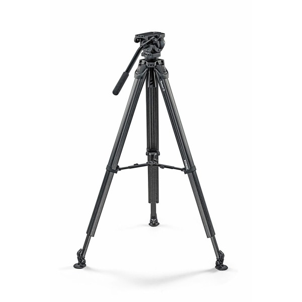 Vinten System Vision blue3 flowtech75 Carbon Fiber Tripod Package (Mid-Level Spreader)