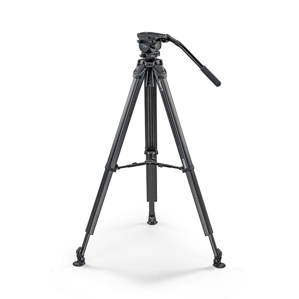 Vinten System Vision blue5 flowtech75 Carbon Fiber Tripod Package (Mid-Level Spreader)
