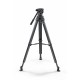 Vinten System Vision blue5 flowtech75 Carbon Fiber Tripod Package (Mid-Level Spreader)