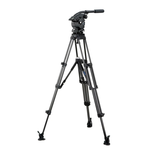 Vinten System Vision 8AS 2-Stage Carbon Fiber Tripod Package (Mid-Level Spreader)