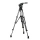 Vinten System Vision 8AS 2-Stage Carbon Fiber Tripod Package (Mid-Level Spreader)