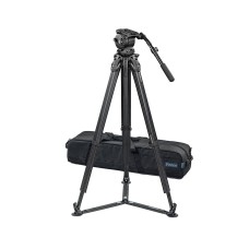 Vinten System Vision 8AS flowtech100 Carbon Fiber Tripod Package (Ground Spreader)