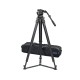Vinten System Vision 8AS flowtech100 Carbon Fiber Tripod Package (Ground Spreader)