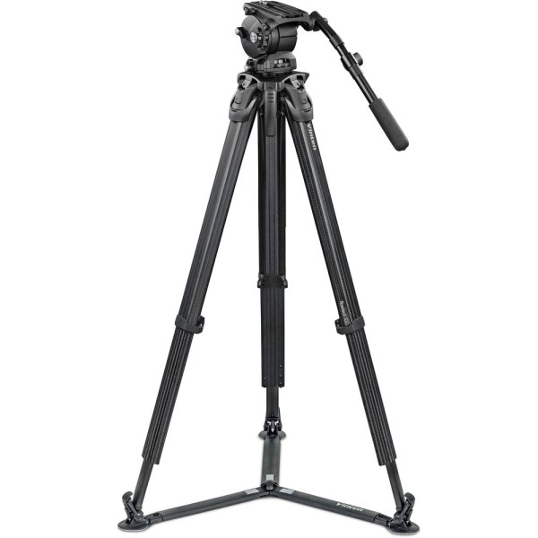 Vinten System Vision 8AS flowtech100 Carbon Fiber Tripod Package (Ground Spreader)