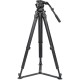 Vinten System Vision 8AS flowtech100 Carbon Fiber Tripod Package (Ground Spreader)
