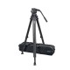 Vinten System Vision 8AS flowtech100 Carbon Fiber Tripod Package (Mid-Level Spreader)