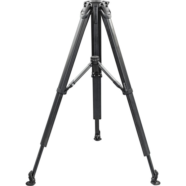 Vinten System Vision 8AS flowtech100 Carbon Fiber Tripod Package (Mid-Level Spreader)