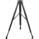 Vinten System Vision 8AS flowtech100 Carbon Fiber Tripod Package (Mid-Level Spreader)