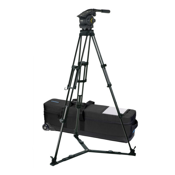Vinten System Vision 100 2-Stage Carbon Fibre Pozi-Loc Tripod with Ground Spreader