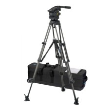 Vinten System Vision 100 2-Stage Carbon Fibre Pozi-Loc Tripod with Mid-Level Spreader