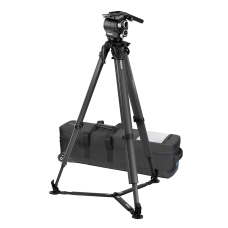 Vinten System Versine 240 flowtech100 Tripod with Ground Spreader