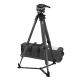 Vinten System Versine 240 flowtech100 Tripod with Ground Spreader