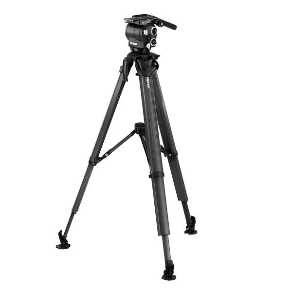 Vinten System Versine 240 flowtech100 Tripod with Mid-Level Spreader