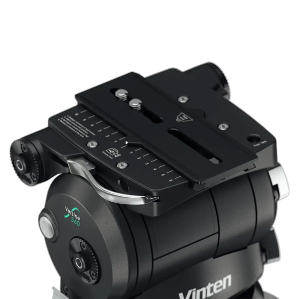 Vinten Versine 360 Fluid Head (Multi-Standard Base, Continuous Counterbalance)