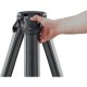 Vinten flowtech75 MS 2-Stage Carbon Fibre Tripod with Mid-Level Spreader