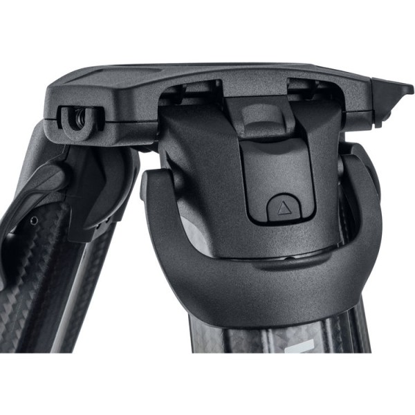 Vinten flowtech100 MS 2-Stage Carbon Fibre Tripod with Mid-Level Spreader