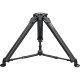 Vinten flowtech100 MS 2-Stage Carbon Fibre Tripod with Mid-Level Spreader