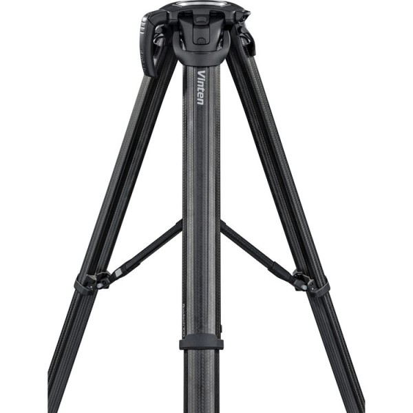 Vinten flowtech100 MS 2-Stage Carbon Fibre Tripod with Mid-Level Spreader