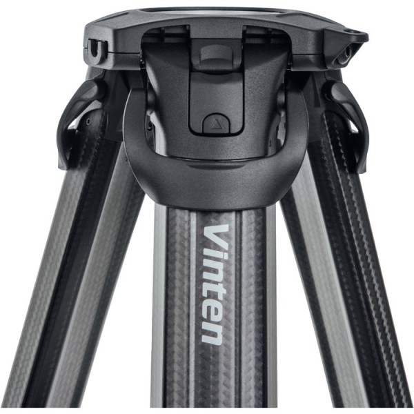 Vinten flowtech100 MS 2-Stage Carbon Fibre Tripod with Mid-Level Spreader