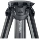 Vinten flowtech100 MS 2-Stage Carbon Fibre Tripod with Mid-Level Spreader