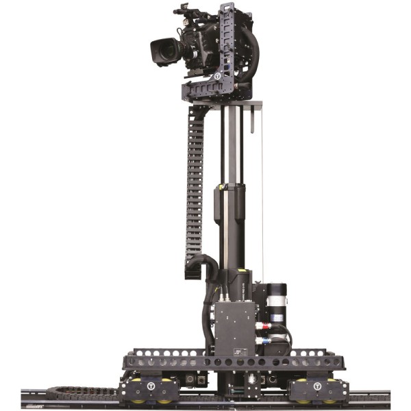 Vinten Track Dolly with Elevation Unit & Robotic Head