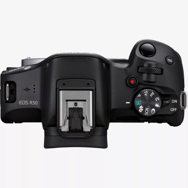 Canon EOS R50 Mirrorless Camera + RF-S 18-45mm F4.5-6.3 IS STM Lens Kit Black
