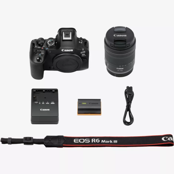 Canon EOS R6 Mark III Full-Frame Mirrorless Camera + RF 24-105mm F4-7.1 IS STM Lens Kit