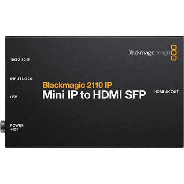 Blackmagic Design 2110 IP Mini IP to HDMI SFP IP Video Converter