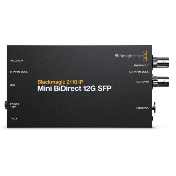 Blackmagic Design 2110 IP Mini BiDirect 12G SFP IP Video Converter
